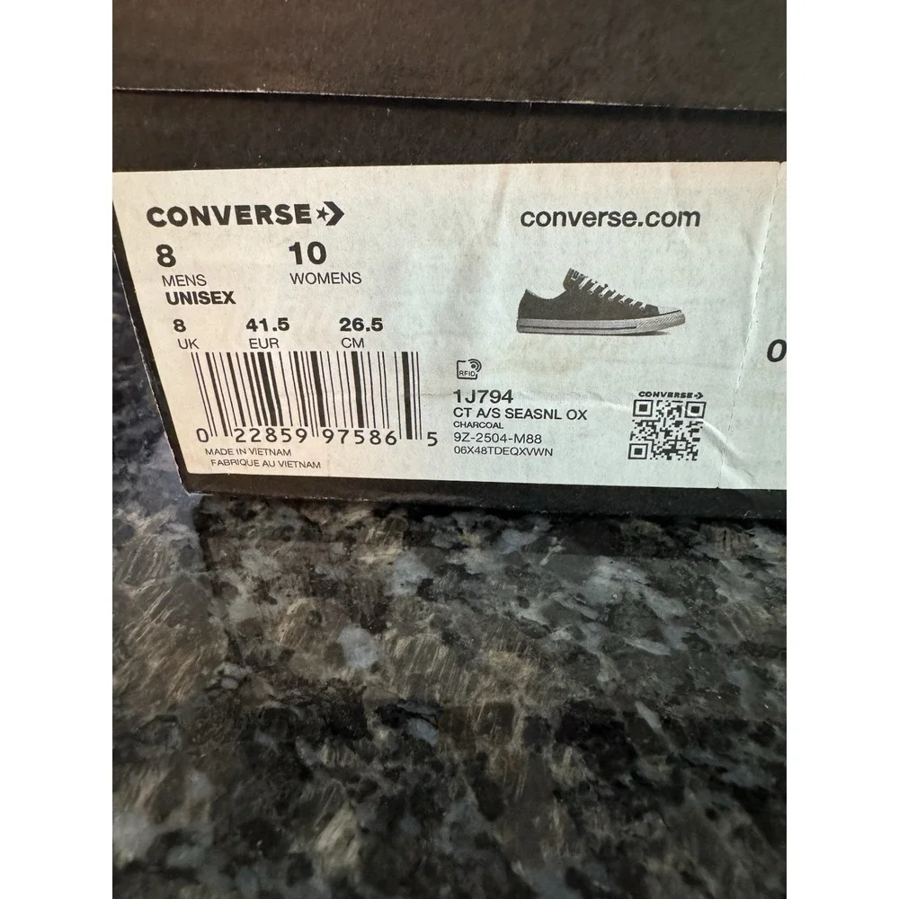 Converse Chuck Taylor All Star Lift Ox Low Seasonal Shoes Sz 8 Men 10 Lady - Picture 7 of 7